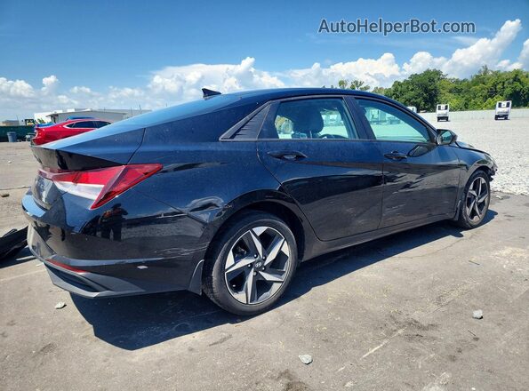KMHLS4AG7PU613726 2023 HYUNDAI ELANTRA Черный Задняя правая четверть