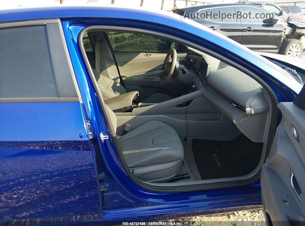 KMHLS4AG7PU616271 2023 HYUNDAI ELANTRA Blue Սալոնի դիմացի տեսք