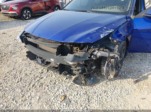 KMHLS4AG7PU616271 2023 HYUNDAI ELANTRA Blue Դիմացի տեսք