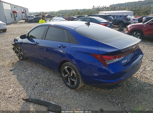KMHLS4AG7PU616271 2023 HYUNDAI ELANTRA Blue Հետևի ձախ