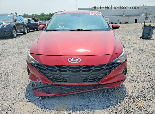 KMHLS4AG7PU621146 2023 HYUNDAI ELANTRA Red Դիմացի տեսք