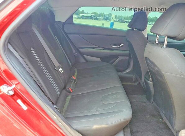 KMHLS4AG7PU621146 2023 HYUNDAI ELANTRA Red Հետևի նստատեղերի տեսք