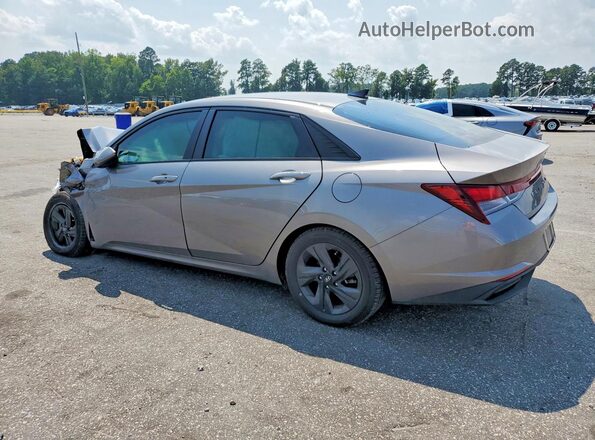 KMHLS4AG8MU194023 2021 HYUNDAI ELANTRA Silver Trasero izquierdo