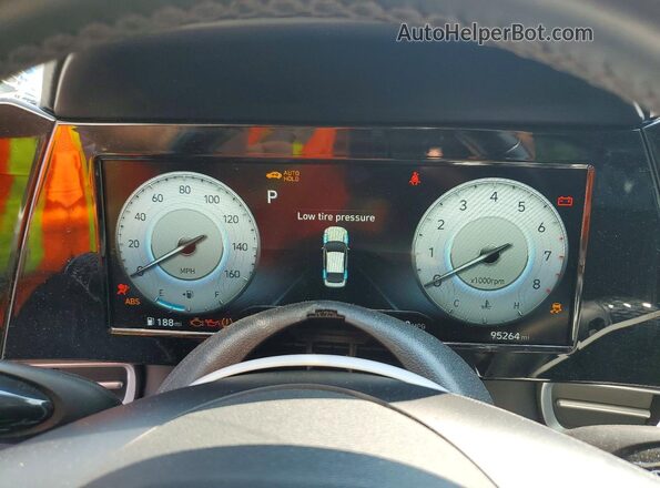 KMHLS4AG8MU194023 2021 HYUNDAI ELANTRA Silver Vista del cuadro de instrumentos