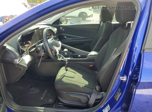 KMHLS4AG8PU440167 2023 HYUNDAI ELANTRA Blue წინა სალონის ხედი