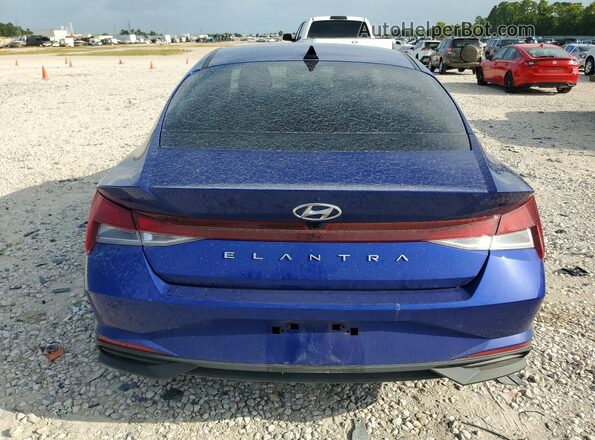 KMHLS4AG8PU440167 2023 HYUNDAI ELANTRA Blue უკანა ხედი