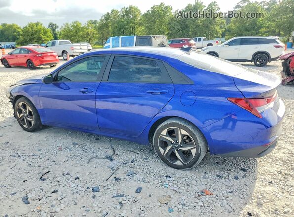 KMHLS4AG8PU440167 2023 HYUNDAI ELANTRA Blue უკანა მარცხენა