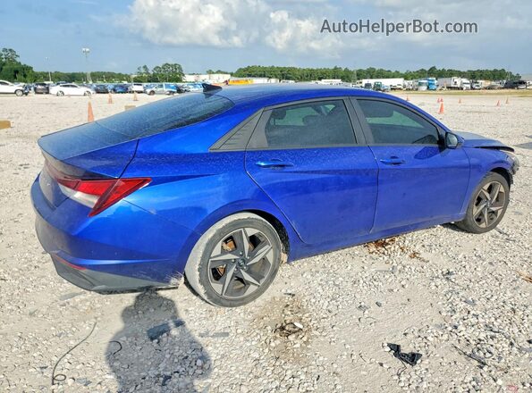 KMHLS4AG8PU440167 2023 HYUNDAI ELANTRA Blue უკანა მარჯვენა