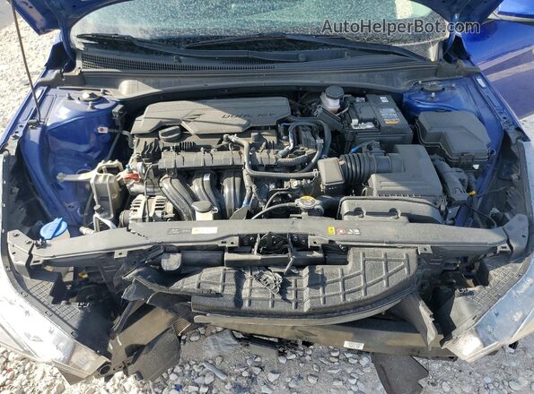 KMHLS4AG8PU440167 2023 HYUNDAI ELANTRA Blue უკანა სალონის ხედი