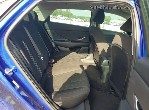 KMHLS4AG8PU440167 2023 HYUNDAI ELANTRA Blue უკანა სავარძლების ხედი