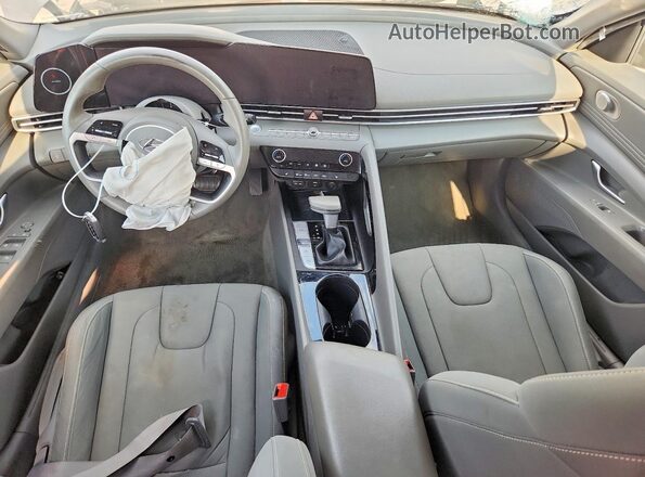 KMHLS4AG8PU474903 2023 HYUNDAI ELANTRA Gray Вид панелі приладів