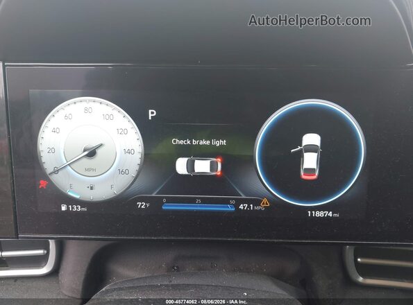 KMHLS4AG8PU501078 2023 HYUNDAI ELANTRA Red უკანა სავარძლების ხედი