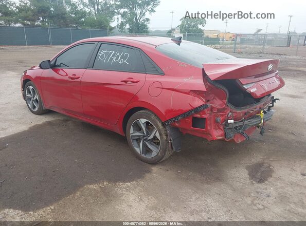 KMHLS4AG8PU501078 2023 HYUNDAI ELANTRA Red უკანა მარცხენა