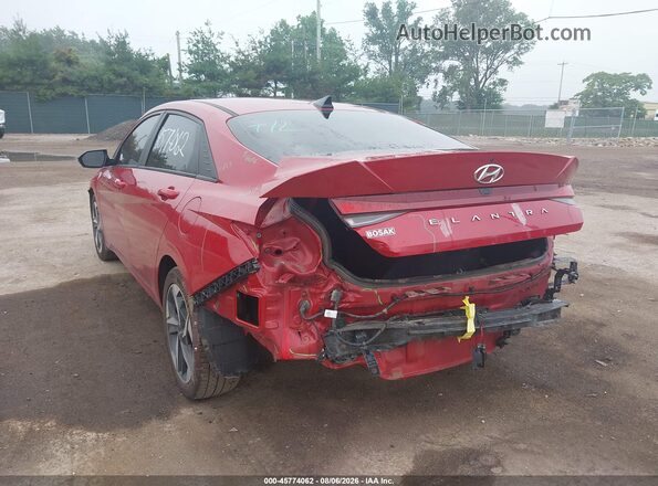 KMHLS4AG8PU501078 2023 HYUNDAI ELANTRA Red წინა ხედი