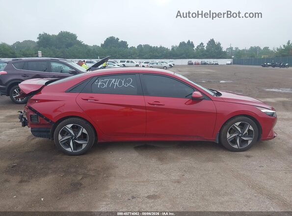 KMHLS4AG8PU501078 2023 HYUNDAI ELANTRA Red სალონის 360-გრადუსიანი ხედი