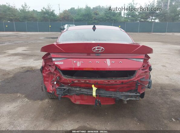 KMHLS4AG8PU501078 2023 HYUNDAI ELANTRA Red 