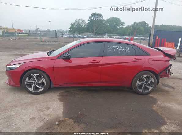 KMHLS4AG8PU501078 2023 HYUNDAI ELANTRA Red 