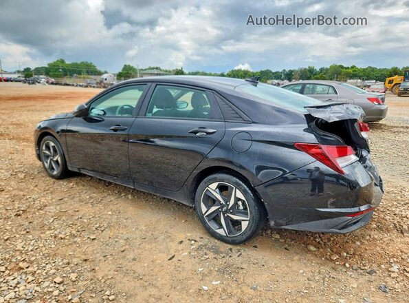 KMHLS4AG8PU504689 2023 HYUNDAI ELANTRA Black Trasero izquierdo