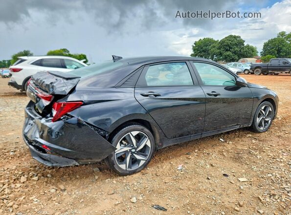 KMHLS4AG8PU504689 2023 HYUNDAI ELANTRA Black Trasero derecho