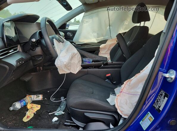 KMHLS4AG8PU508578 2023 HYUNDAI ELANTRA Blue Սալոնի դիմացի տեսք