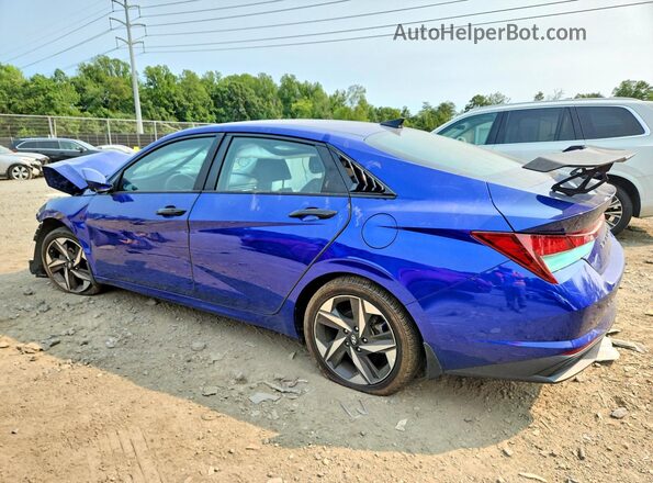 KMHLS4AG8PU508578 2023 HYUNDAI ELANTRA Blue Հետևի ձախ