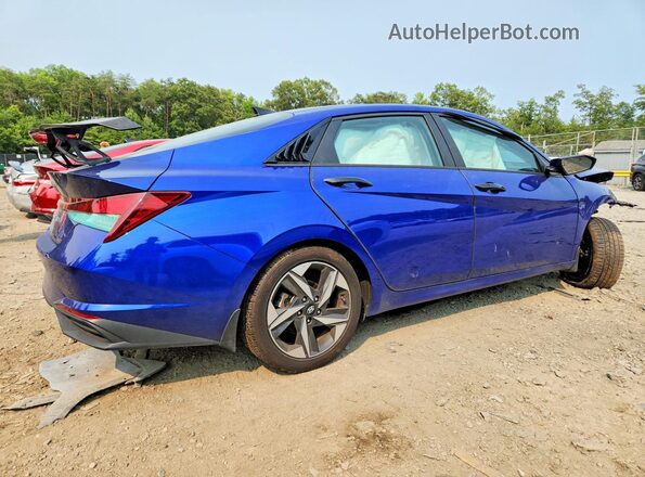 KMHLS4AG8PU508578 2023 HYUNDAI ELANTRA Blue Հետևի աջ