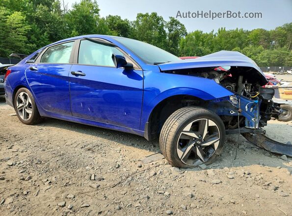 KMHLS4AG8PU508578 2023 HYUNDAI ELANTRA Blue Առջևի աջ