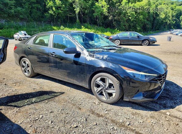 KMHLS4AG8PU516454 2023 HYUNDAI ELANTRA Black წინა მარჯვენა