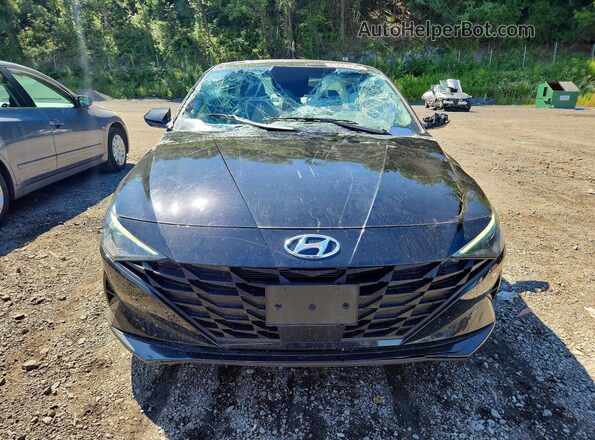 KMHLS4AG8PU516454 2023 HYUNDAI ELANTRA Black წინა ხედი