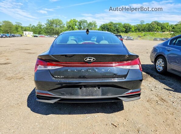 KMHLS4AG8PU516454 2023 HYUNDAI ELANTRA Black უკანა ხედი