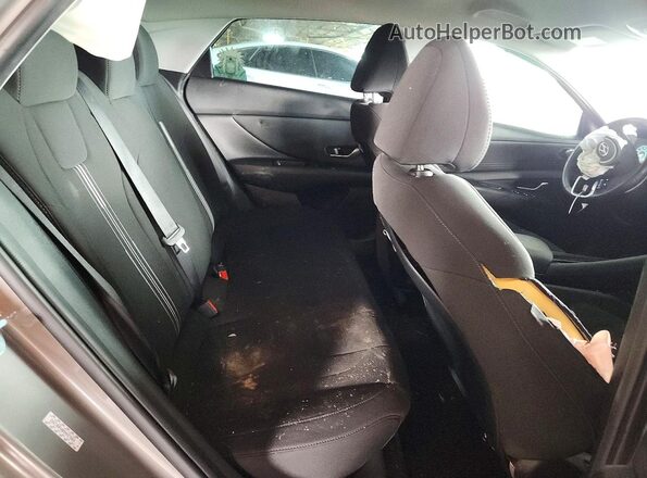 KMHLS4AG8PU601343 2023 HYUNDAI ELANTRA Gray Rear seats view