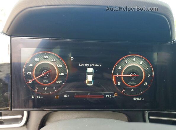 KMHLS4AG8PU617123 2023 HYUNDAI ELANTRA Gray Vista del cuadro de instrumentos