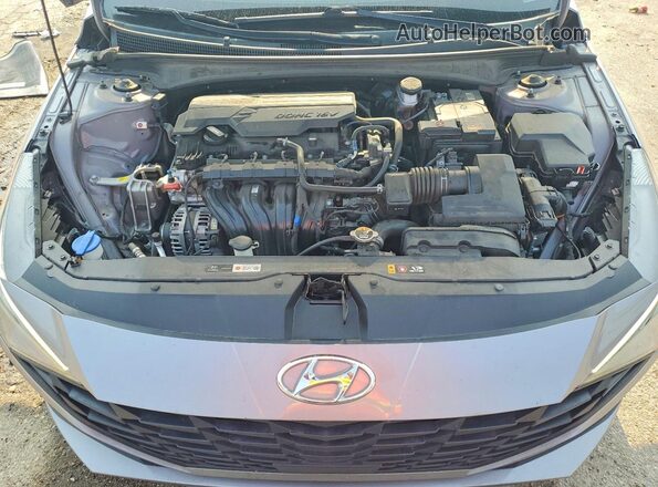 KMHLS4AG8PU617123 2023 HYUNDAI ELANTRA Gray Vista interior trasera