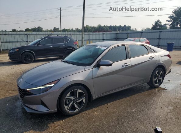 KMHLS4AG8PU617123 2023 HYUNDAI ELANTRA Gray Vista interior de 360 grados