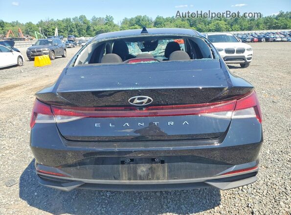 KMHLS4AG9MU064882 2021 HYUNDAI ELANTRA Black Вид ззаду