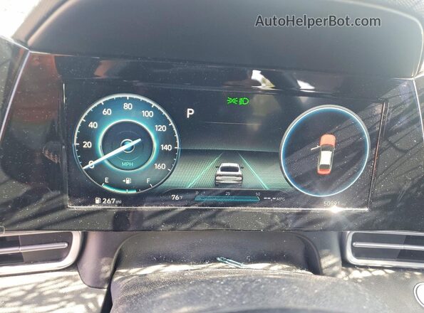 KMHLS4AG9MU064882 2021 HYUNDAI ELANTRA Black Вид щитка приладів