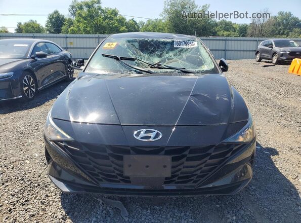 KMHLS4AG9MU064882 2021 HYUNDAI ELANTRA Black Вид спереду