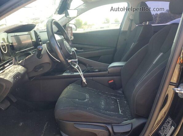 KMHLS4AG9MU064882 2021 HYUNDAI ELANTRA Black Вид салону спереду