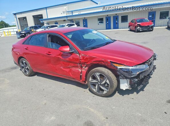 KMHLS4AG9PU441991 2023 HYUNDAI ELANTRA Red Передня права чверть