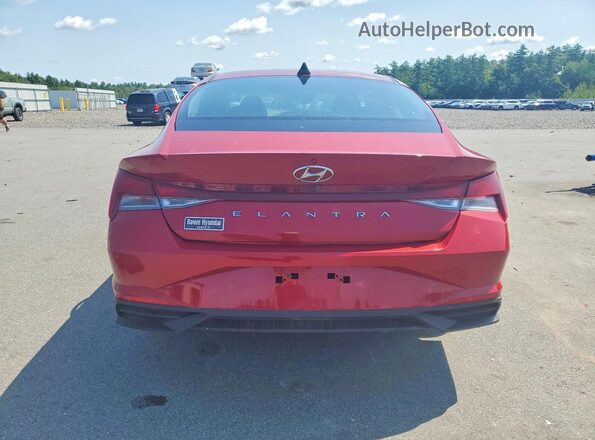 KMHLS4AG9PU441991 2023 HYUNDAI ELANTRA Red Вид ззаду