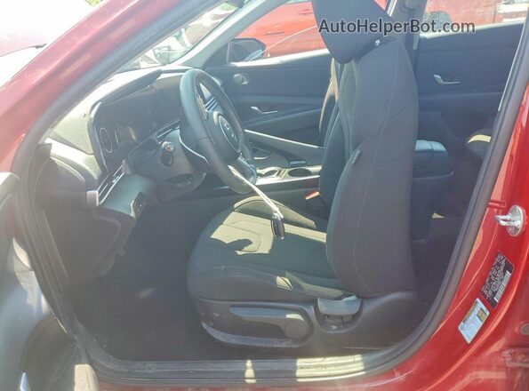 KMHLS4AG9PU441991 2023 HYUNDAI ELANTRA Red Вид салону спереду