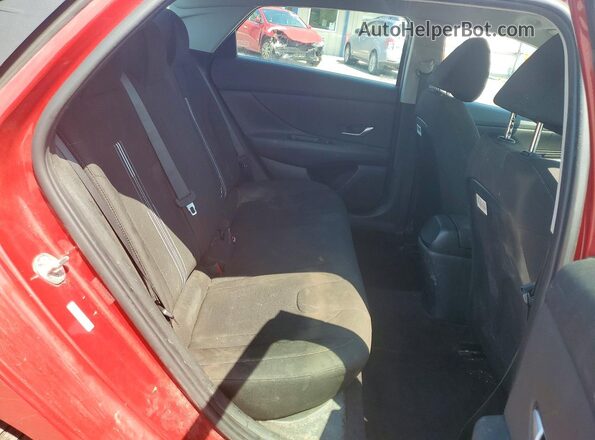 KMHLS4AG9PU441991 2023 HYUNDAI ELANTRA Red Вид задніх сидінь