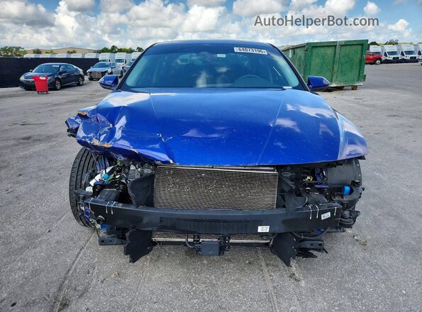 KMHLS4AGXMU211159 2021 HYUNDAI ELANTRA Blue Vista frontal