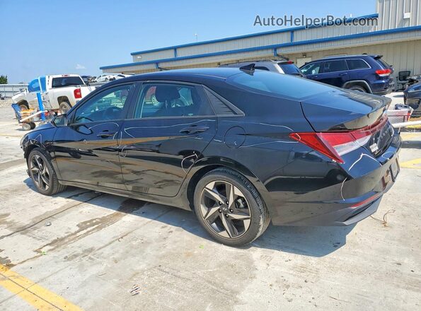 KMHLS4AGXPU404920 2023 HYUNDAI ELANTRA Black Հետևի ձախ