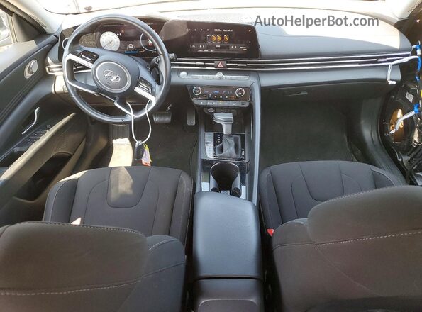 KMHLS4AGXPU404920 2023 HYUNDAI ELANTRA Black Առջևի վահանակի տեսք