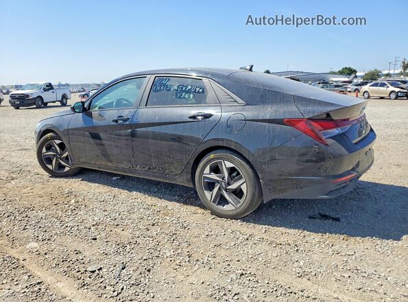 KMHLS4AGXPU464969 2023 HYUNDAI ELANTRA Black Tył lewy