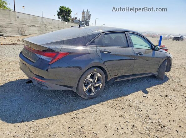 KMHLS4AGXPU464969 2023 HYUNDAI ELANTRA Black Tył prawy