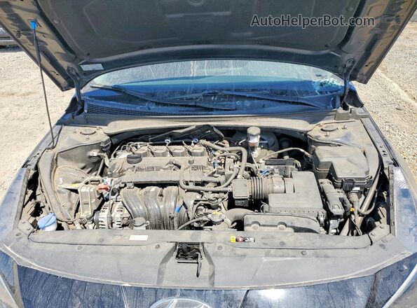 KMHLS4AGXPU464969 2023 HYUNDAI ELANTRA Black Widok wnętrza z tyłu