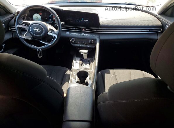 KMHLS4AGXPU464969 2023 HYUNDAI ELANTRA Black Widok deski rozdzielczej