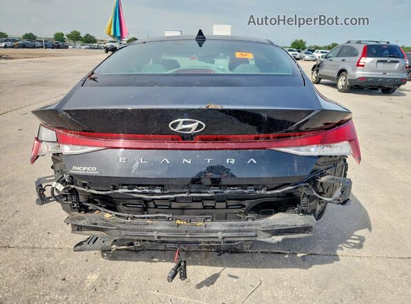 KMHLS4AGXPU515659 2023 HYUNDAI ELANTRA Black Вид ззаду
